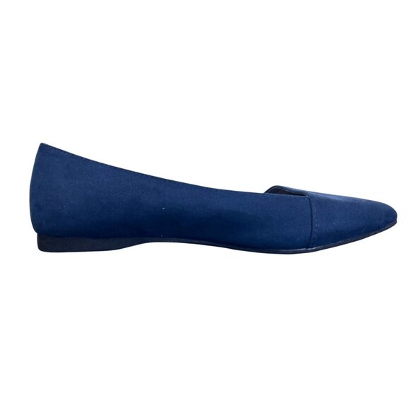 Ataiwee Womens Flats Blue Faux Suede Pointed Toe Size Size 7.5 - Picture 5 of 10